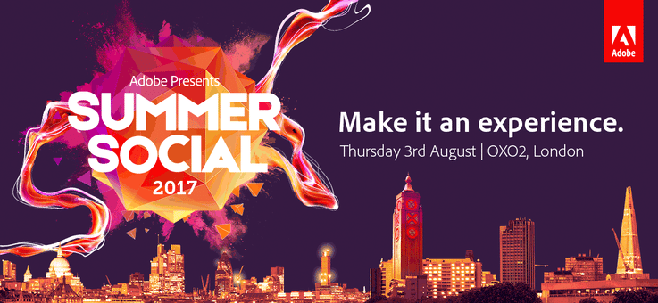 Adobe Summer Social 2017 animated GIF graphic