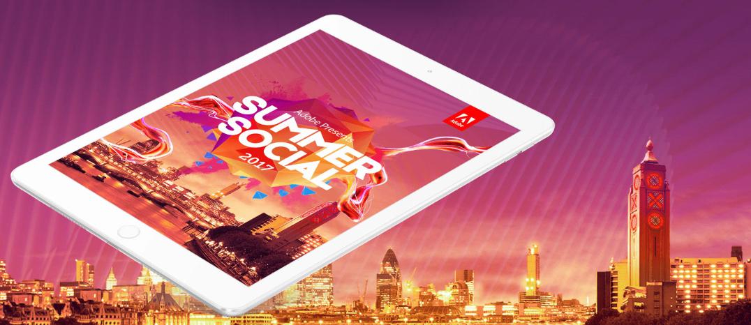 Adobe Summer Social 2017 iPad